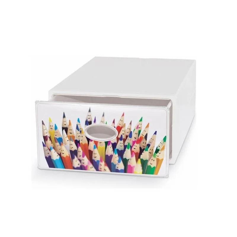 Multipurpose storage drawer for storage 28x40x15 H qbox Art Deco Domopak