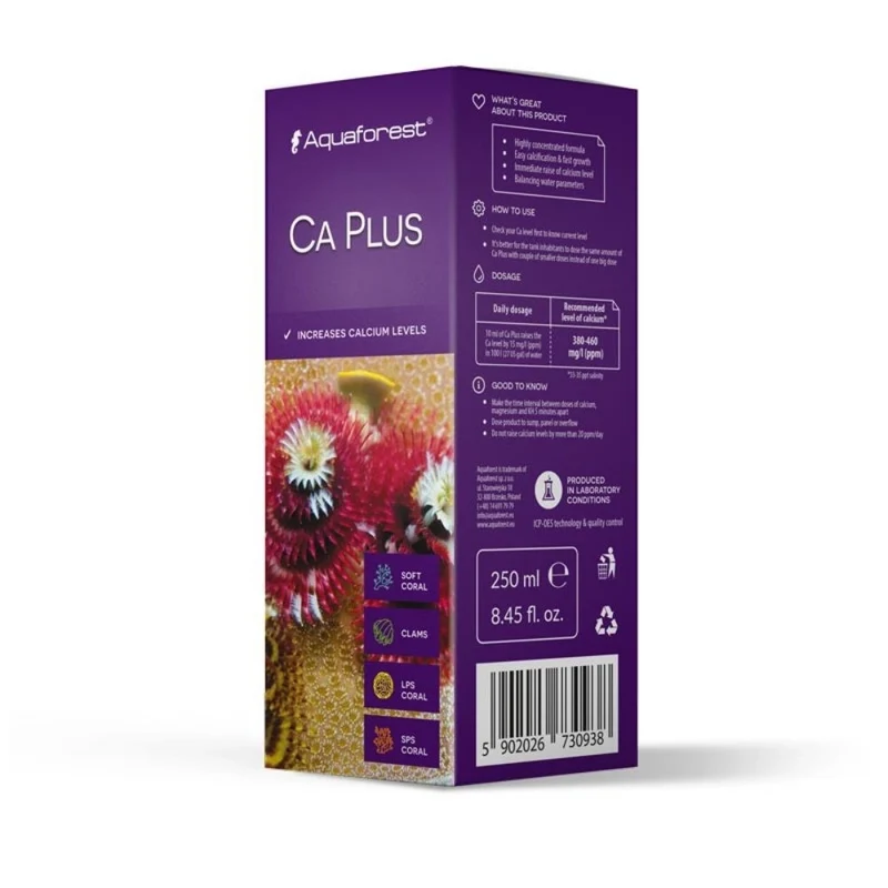 Aquaforest Ca Plus Formato: 250 ml