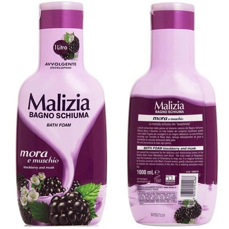 MALIZIA BAGNO SCHIUMA 1LT MORA E MUSCHIO