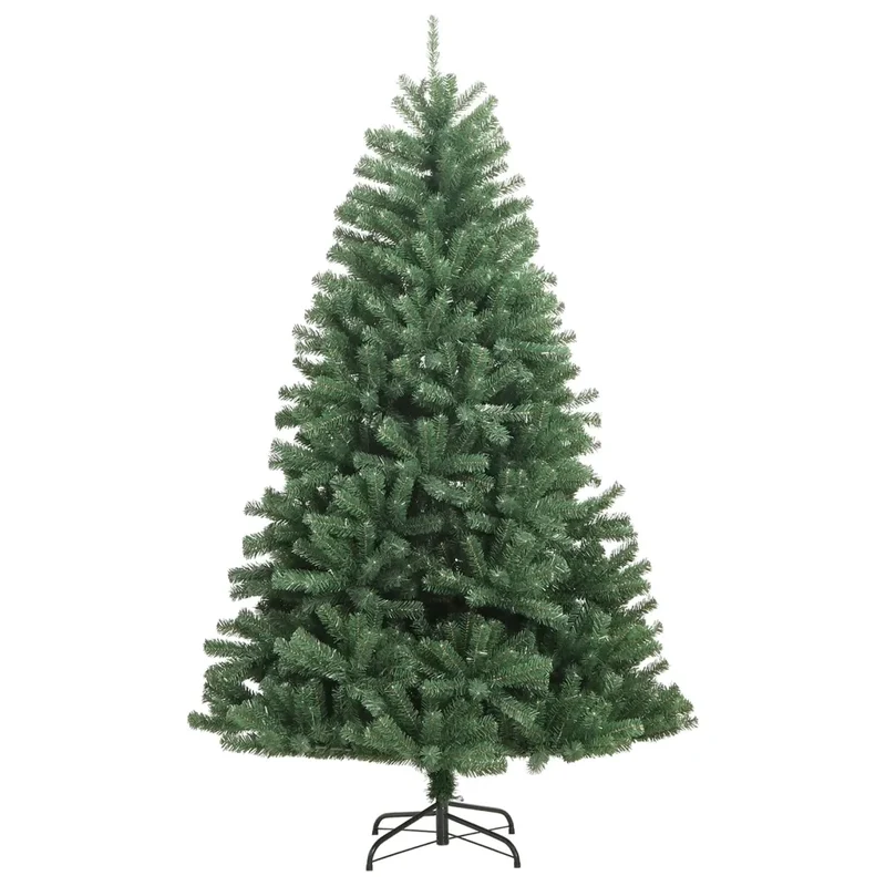 Albero di Natale Artificiale Incernierato con Base Verde 210 cm 356768