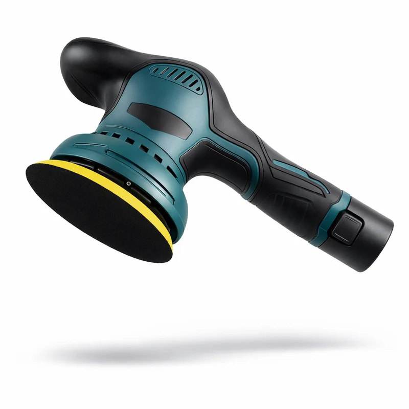 Levigatrice Lucidatrice Portatile 12V 380W con 2 Batterie e Accessori
