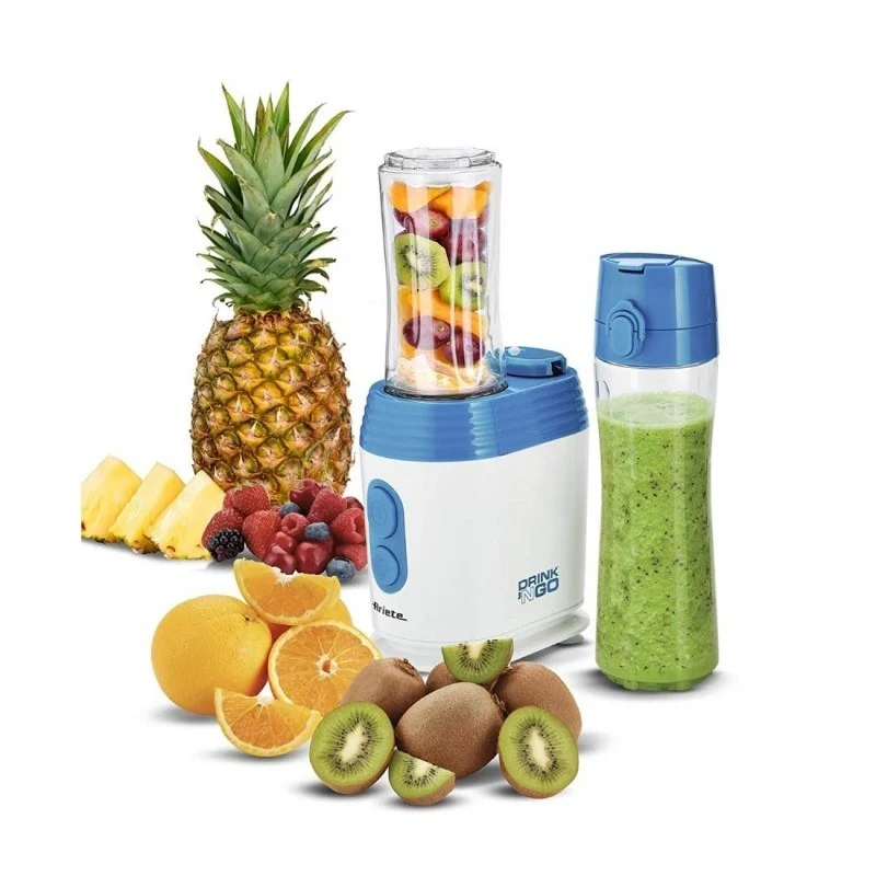 Blender with 2 portable bottles DrinkNGo vacuum Ariete 350 w
