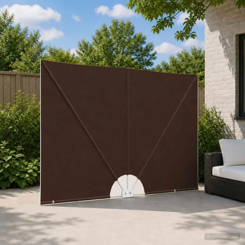 Schermo di Privacy per Balcone 200 x 400 cm Poliestere 42037159