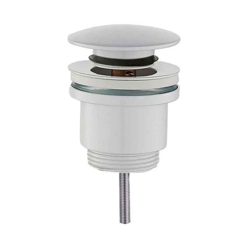 Piletta Scarico Click Clack Tonda Universale Bianco Opaco Dh