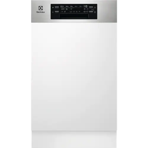 Ⓜ️🔵🔵🔵👌 Electrolux EES42210IX - Lavastoviglie 45cm incasso, frontalino a vista inox, Nuova classe energetica E