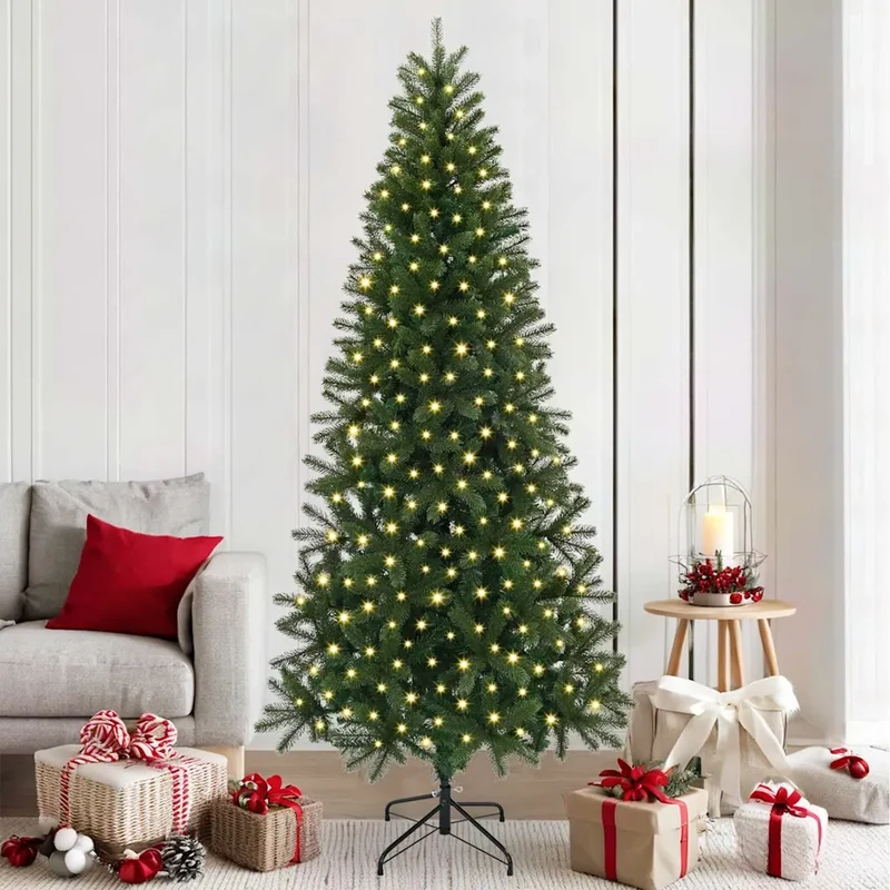 Albero di Natale artificiale Verde 210 cm PE e PVC 3397363
