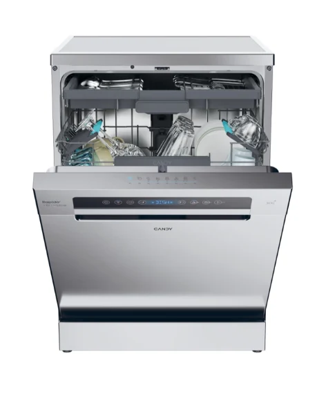 Ⓜ️🔵🔵🔵 Candy CF 6C4F1X - Lavastoviglie Rapido', Libera installazione, 16 coperti, Connettività Controllo remoto avanzato e contenuti extra (Wi-Fi + BLE), 8 programmi, L x P x A (mm) 597x598x850, Classe C