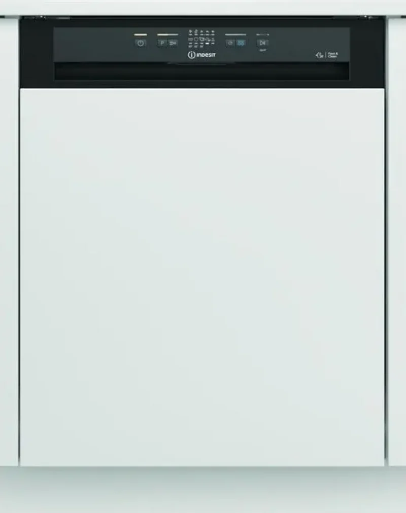 Ⓜ️🔵🔵🔵 Indesit I3B L634 B - Lavastoviglie da incasso con frontalino nero a vista, 14 coperti, 60cm, Nuova classe D
